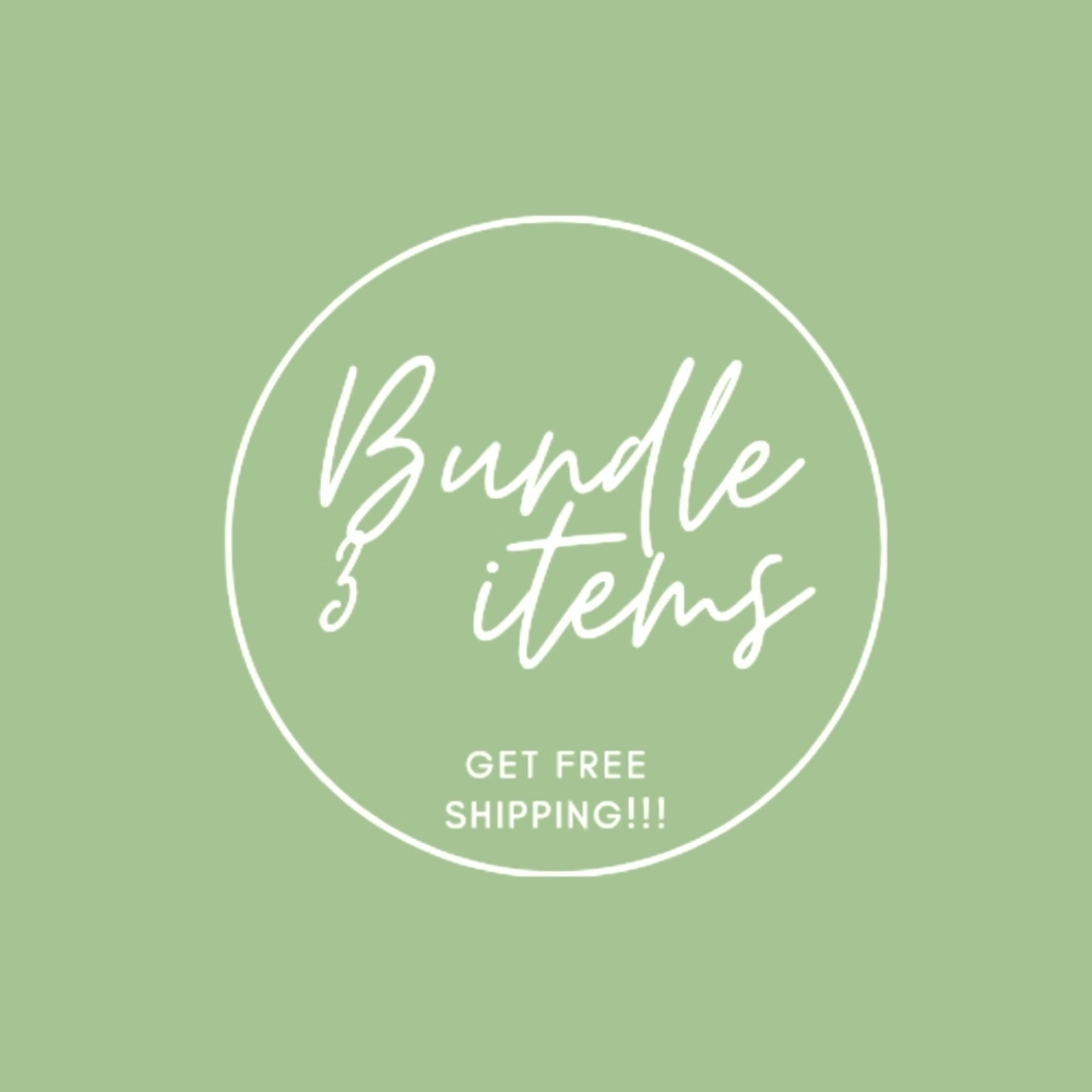 Bundle 3 items for free shipping!!!